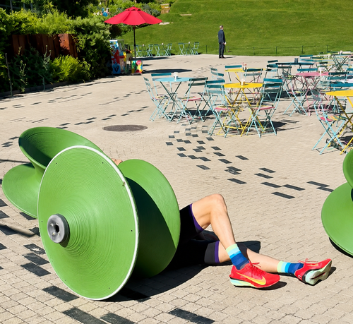 Spinning chair crash at Little Island, NYC, June 2026