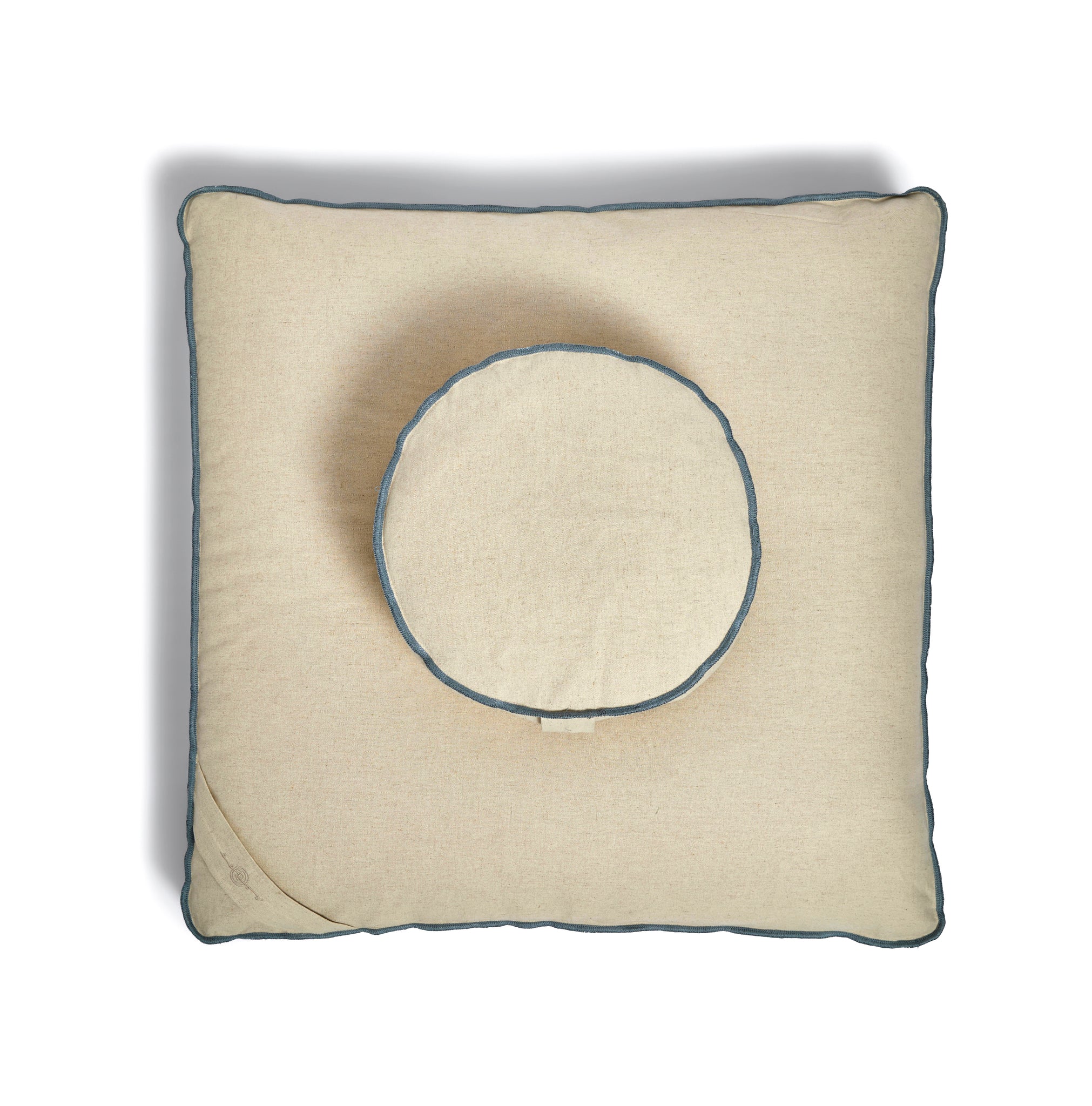 Organic Meditation Cushion Set Zafu+Zabuton | dune | by renoo